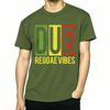 100% Cotton Tshirt for Man Dub Reggae Vibes Colors Soft Short Sleeve Shirt Trendy Short Sleeve Short Sleeve Shirt