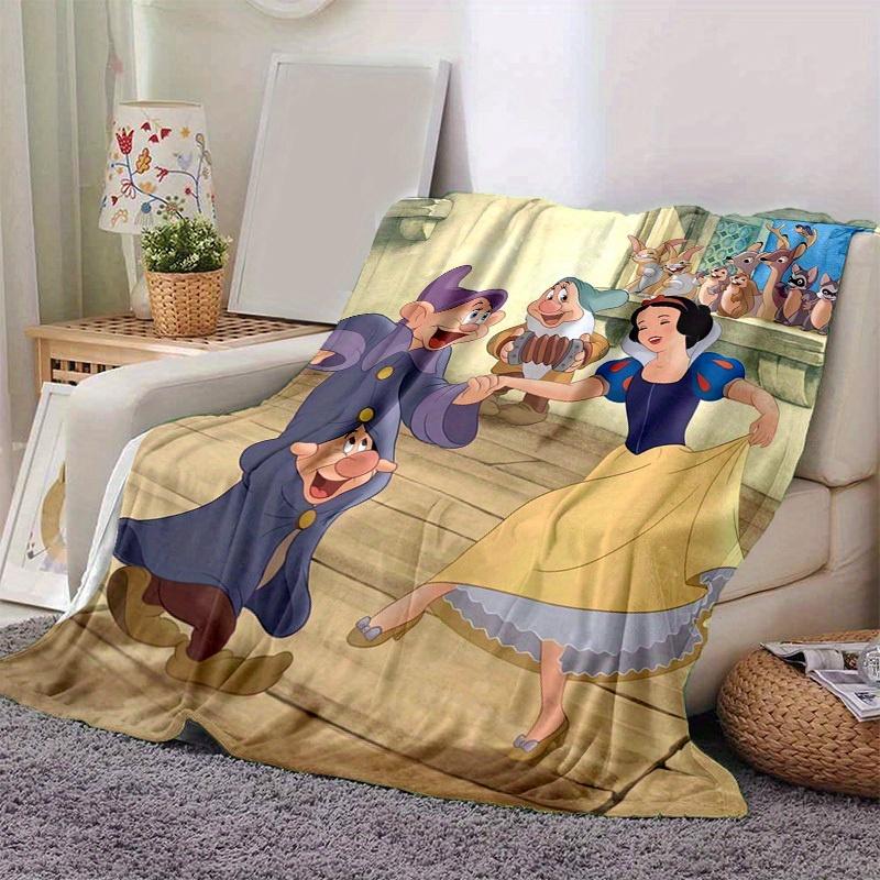 1pc, Snow White and the Seven Dwarfs Blankets! Perfect As Gifts for Bedroom, Living Room, Travel, Camping, Car