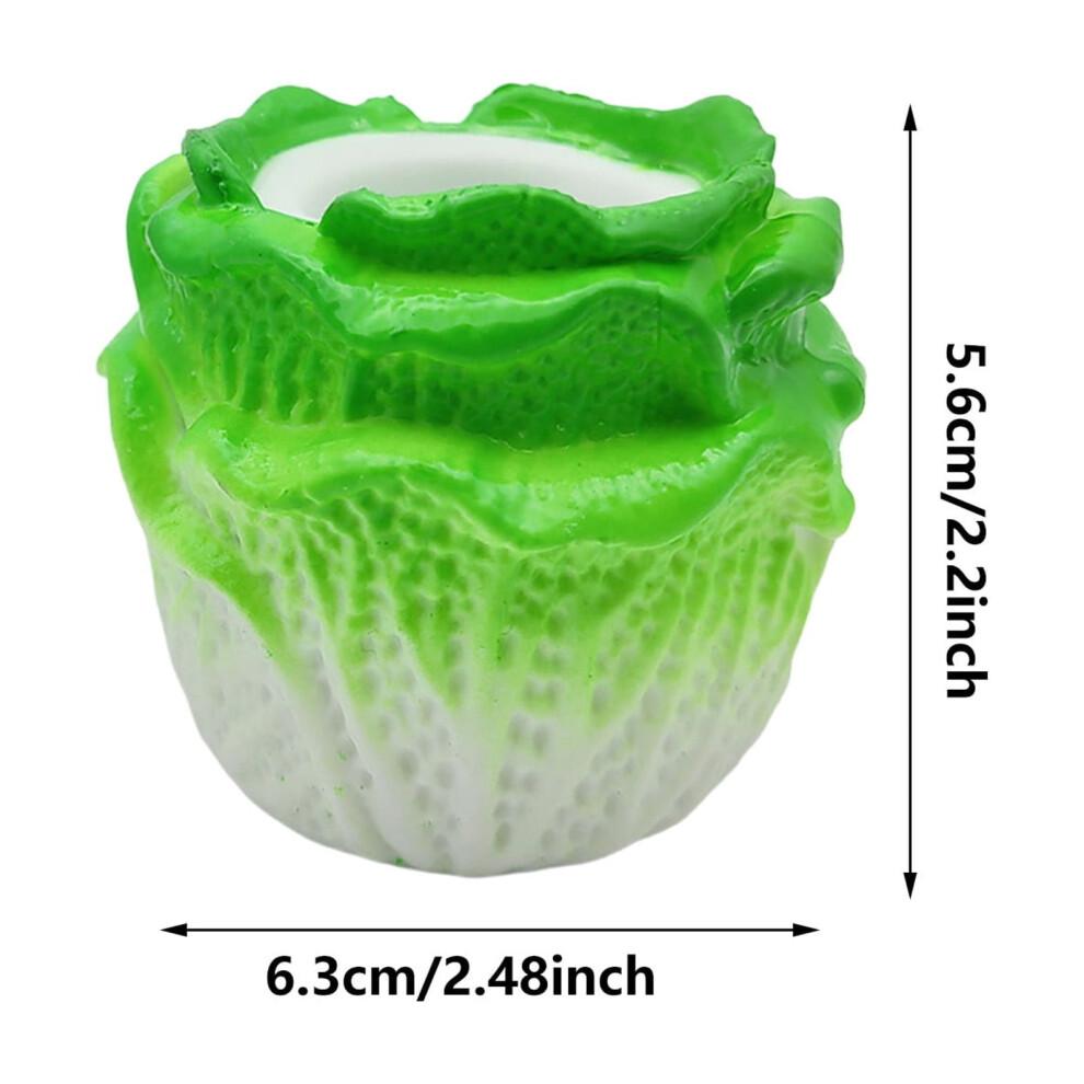 Cabbage Rabbit Squeeze Cup – Animal-Shaped Stress Relief Toy, Soft TPR Squishy for Anxiety Relief & Desk Decor (Compatible with Office Use)