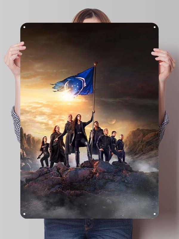 Klassische Filmplakate Star Treks Metallschilder Schlafzimmerdekoration Wohnzimmerdekor Männer Benutzerdefinierte Blechschilder für Wandkunst Dekoration