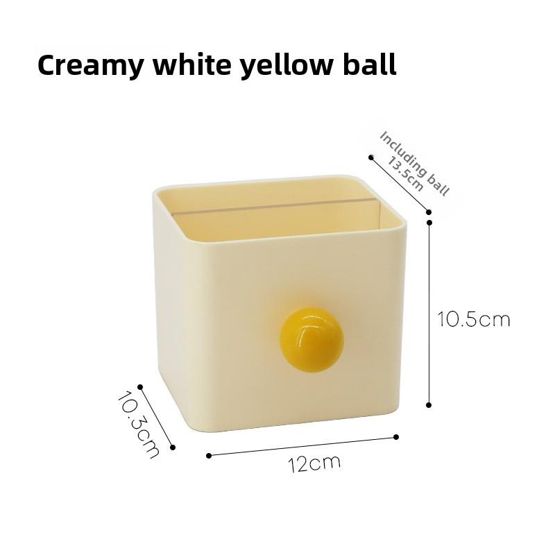 Style Office Stationery Pen Holder, Office Student Desktop Oil Painting Brush Stationery Storage and Organization Pen Holder