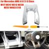 Car Steering Flat Wheel Lower Trim Cover For Mercedes Benz AMG 2019+ Sport A W177 B W247 C W205 E W213 G W463 GLS W257 Class