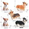 Cute Large Corgi Dog Ornament - Creative Static Model Toy Figure