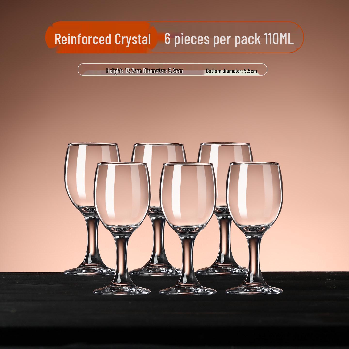 Luxury Crystal Red Wine Glass Set with High Stems and Decanter