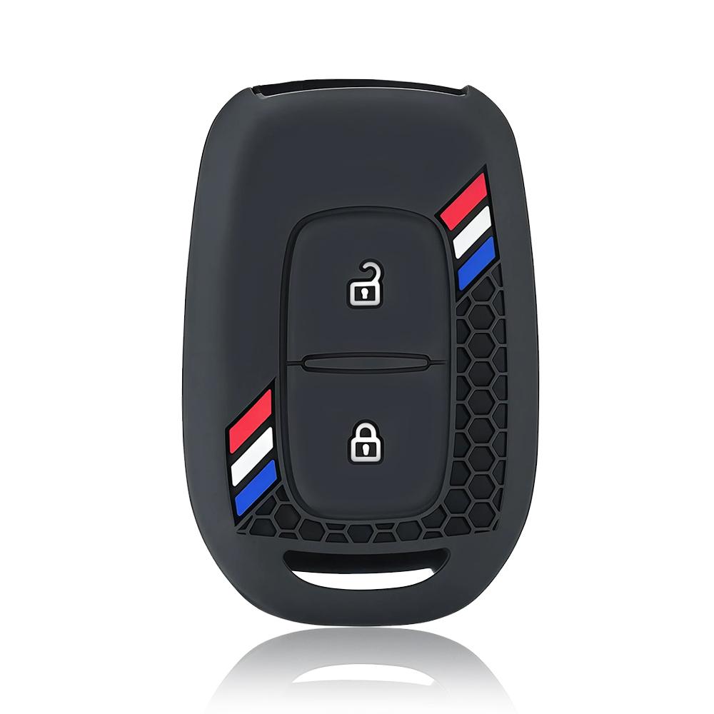 

New Style Silicone Car Remote Key Shell Case For Renault Duster Sandero Logan Clio Captur Laguna Scenic Fob 2 Buttons