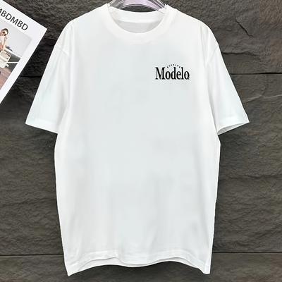 Easy Care Stretch Polyester Tee - Wrinkle-Resistant Short Sleeve Top for Low-Maintenance Wear