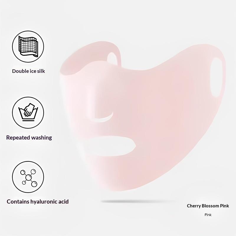 Sun Protection Face Mask For Men Reusable Breathable Uv Face Shield Solid Color Washable Face Mask Summer Cycling Face Mask