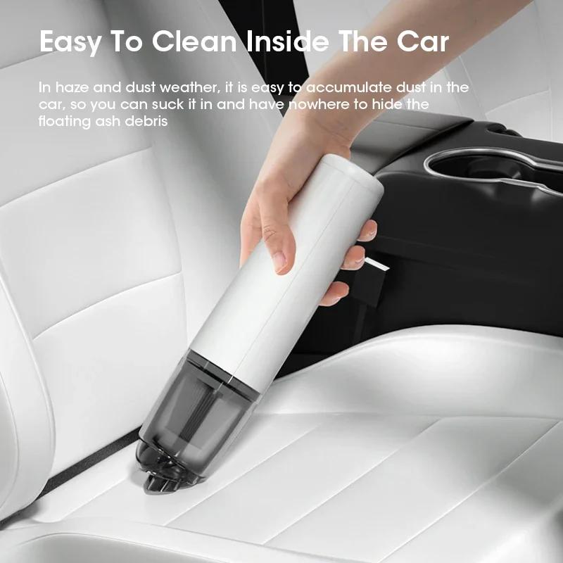 Handheld Vacuum Cleaner Wireless Car Vacuum Cleaner USB Charging Portable High Suction Household Vacuum Cleaner Car Vacuum Tool