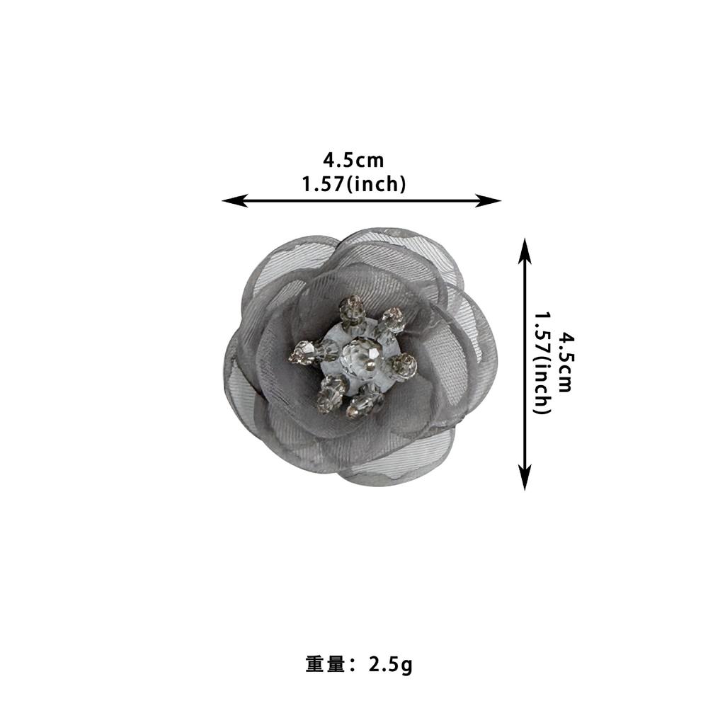 Color Organza Beads Three-Dimensional Small Flower Decorative Clothing Hair Accessories Luggage Diy Headgear Accessories Cloth Stickers Accessories