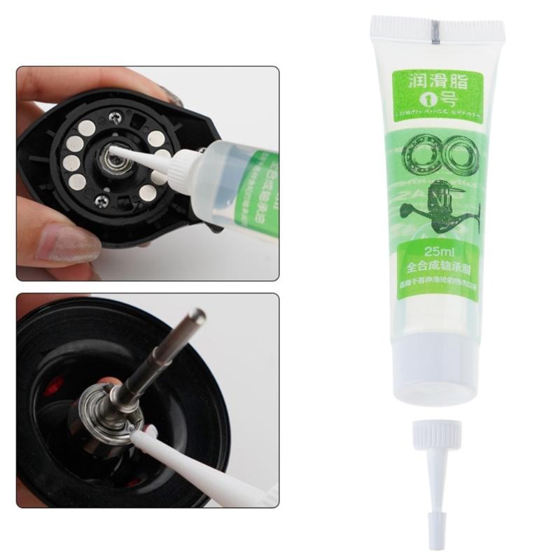 Fishing Reel Grease, Reel Maintenance Kit Lubricant Oil Grease for Fishing Reel