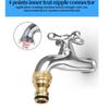 Copper Multi-function Faucet Adapters Water Pipe Fittings for Washing Machines Car Wash Gardens Water Pipe Adapter