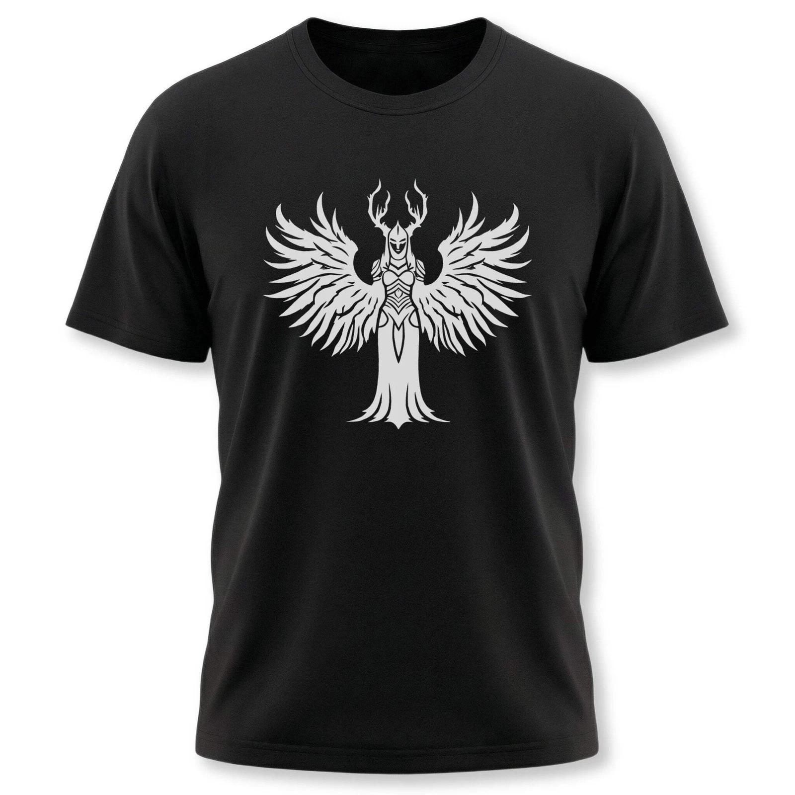 Winged Valkyrie Antler Wings Norse T-Shirt | Viking Graphic Unisex Tee XXXXL