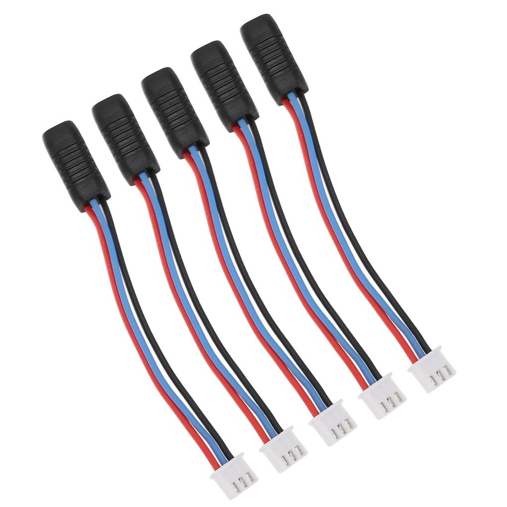 5PCS RC Crawler Battery Adapter Cable Female To Male PH2.0 3P Battery Extension Link Cable for RC