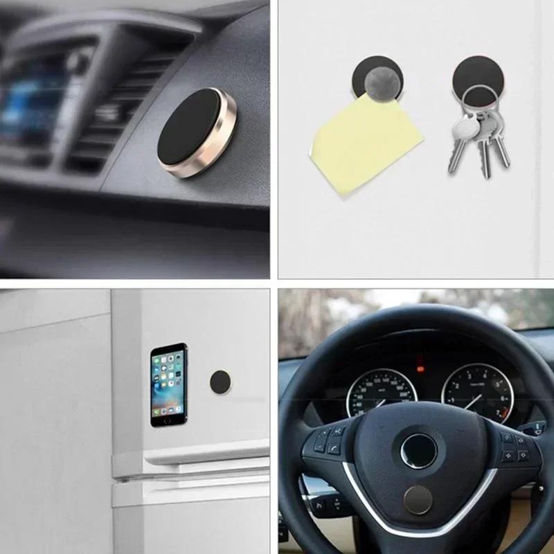 Super Magnetický Držák Telefonu do Auta Vhodný pro Mobilní Telefon GPS Stojan Přísavka na Palubní Desku Nástěnný Magnetický Samolepicí Držák do Auta