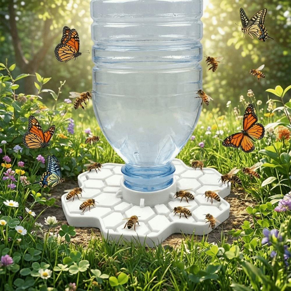 3D Printing Bee Water Feeder Safe Design Anti Drowning Honeybee Drinking Station Plastic with Standard Mouth