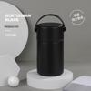 304 Stainless Steel Double-Layer Vacuum Insulated Thermal Flask and Lunch Box, 1050ML