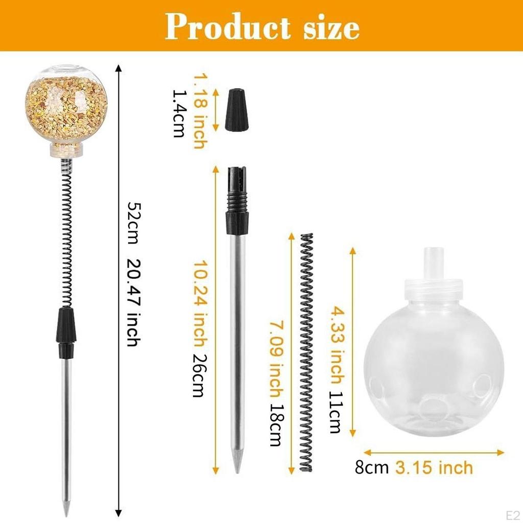 2Pcs Peck Toy Slow feed Release Multifunctional Practical Interactive,Feeding Container,for