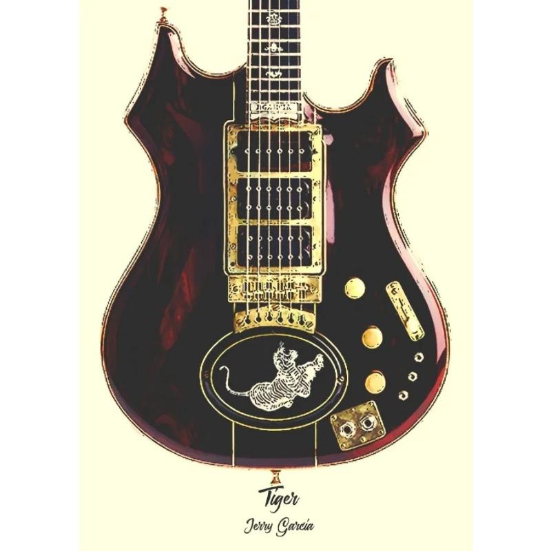 Famous Guitars Used By Famous Bands and Singers Music Posters Prints Canvas Printing Wall Art Picture for Living Room Home Decor