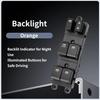 Power Window Switch for Subaru 2013-2015 Outback/Legacy OE 83071-AJ240 | Front Left Driver Side Window Switch Replaces 83071-AJ21C|Orange