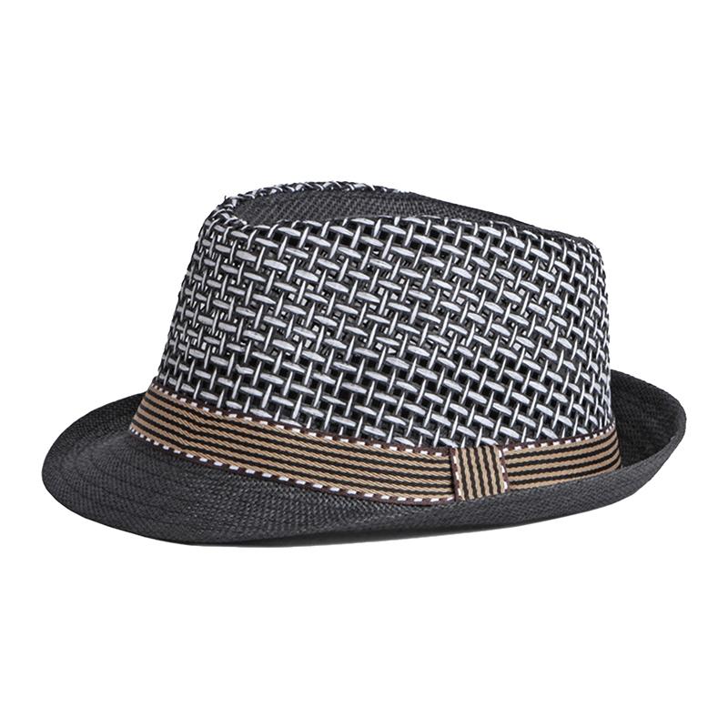 Straw Fedoras Hollow Top Jazz Hat Summer Bowler Sun Hats Cap Classic Version Hats Casual Beach Hat For Men Women