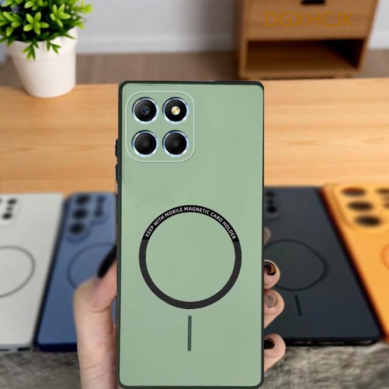 

Чехол для Honor X6C Чехол для телефона Honor X8B Honor X6A X7C X7D X8A X6B X8C Чехол Ударопрочный Цветной Магнитный Жесткий Силиконовая задняя крышка Honor X8c
