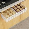 Expandable Dish Storage Rack Slide Drawer Food Storage Basket  Home Furnishings