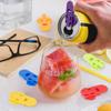 6pcs Manual Soda Beer Can Opener, Pop Beverage Can Cover Lid Protector, Plastic Drink Shields for Picnics Barbecues Camping Music Festival- Yellow &