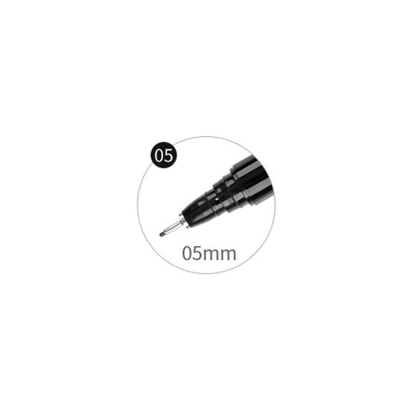 Guangna 8050 Needle Point Archival Ink Pen Set for Sketching and Outlining