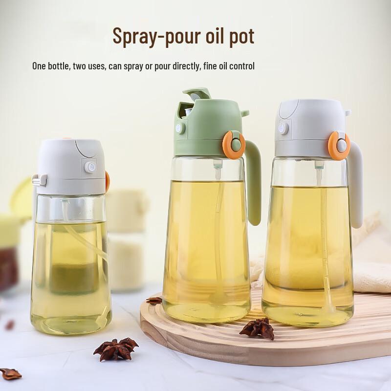 ZISIZ 2-in-1 Non-Drip Oil Sprayer & Pourer