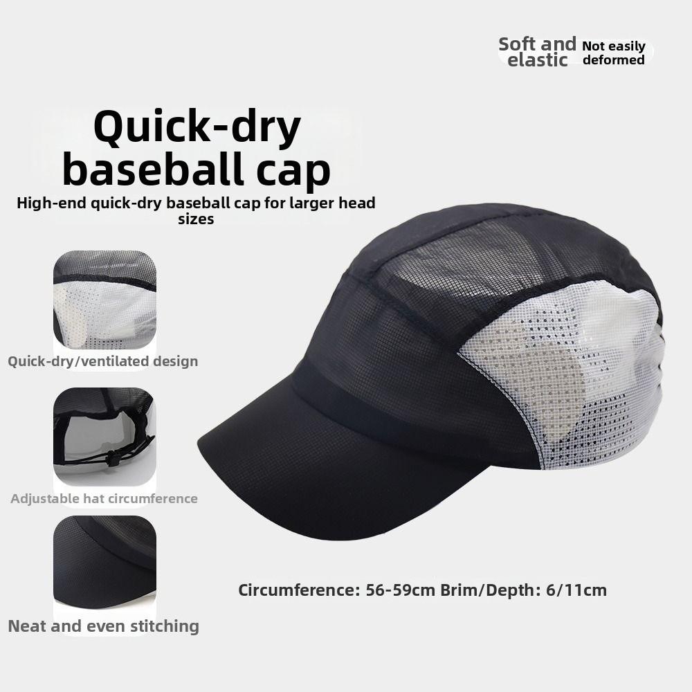 New Design Breathable Baseball Hat Adjustable Upf 50+ Outdoor Hat Quick Dry Foldable Visor Cap Outdoor