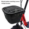 Large Capacity Bicycle Front Hanging Basket  Children's Folding Bike Accessories