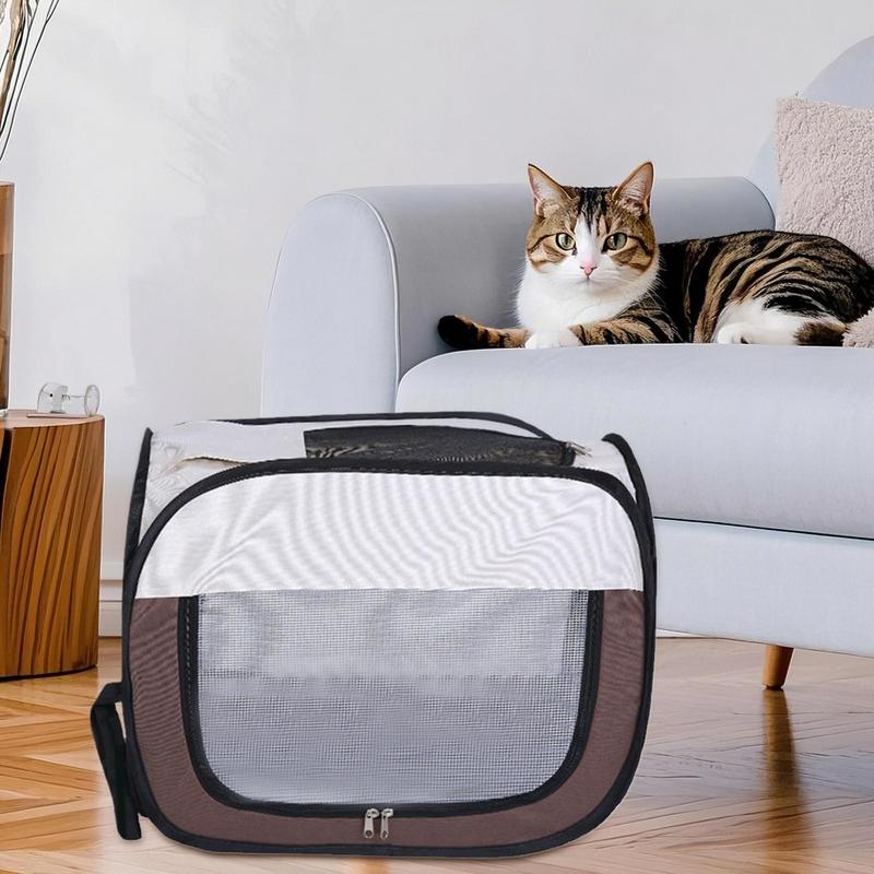Pet Dryer Box Cat Cage Kennel Drying Room Anti-Hair Flying Pet Grooming Accessories For Travel Home Indoor Outdoor Vacation
