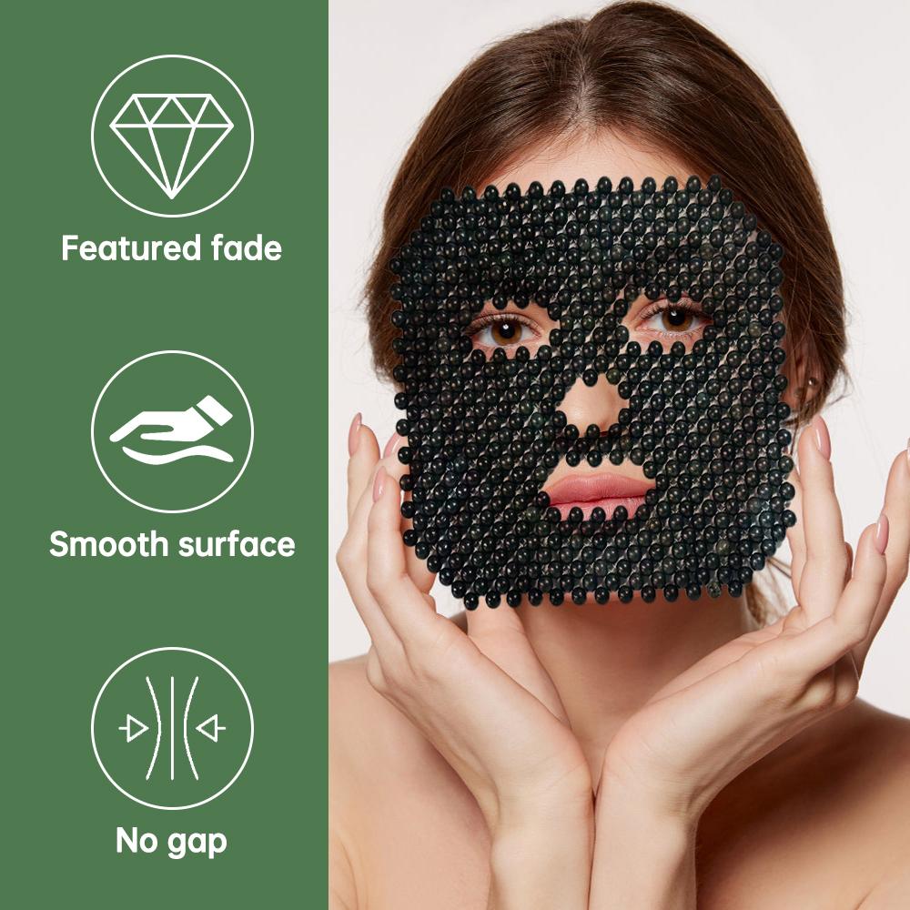 Natural Jade Stone Face Mask | 0 Electricity | Reduce Puffiness & Dark Circles | Migraine & Eye Fatigue Relief