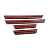 4PCS Plastic Stainless Steel For    Haval JOLION Car Door Sill Pedal Welcome Scuff Plate Cover Sequ