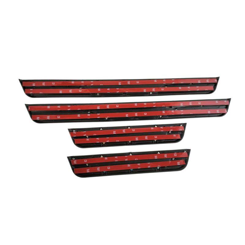 4PCS Plastic Stainless Steel For Haval JOLION Car Door Sill Pedal Welcome Scuff Plate Cover Sequ
