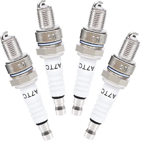 A7TC Spark Plug Fit for GY6 50 Cc 70cc 90 Cc 110cc 125 Cc 150cc ATVs Dirt Bikes Go Karts Scooters Quad 4 Wheeler Pit Bike Dune Buggy Sandrail Moped