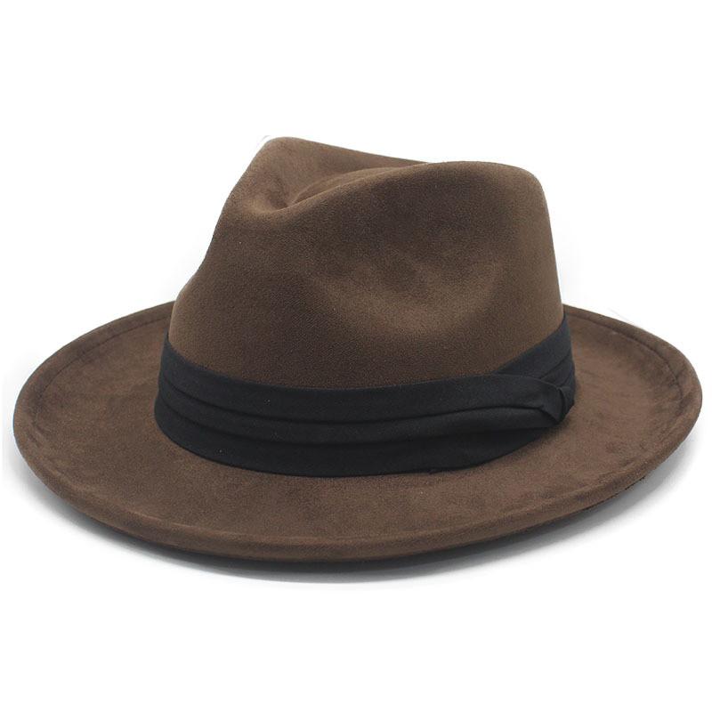 Sombrero de ala de cuero vintage con nudo y dragón en relieve para hombre y mujer