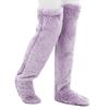 Over Knee Highs Fuzzy Socks Stockings Soft Warm 13 Colors Alternative for Winter and Autumn Cold Weather Heated your Leg