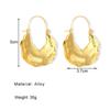 Übertriebene große einfache Ohrringe, modische einfache Ohrringe, Damen-Accessoires, exquisite Anhänger-Ohrringe