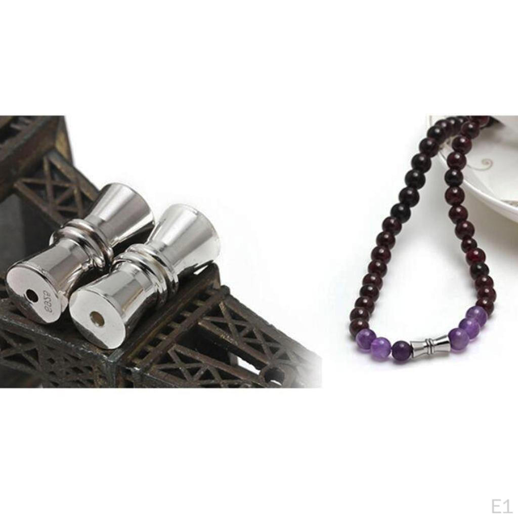 925 Sterling Silver Screw Clasps Barrel Buckle Jewelry Findings Connectors - 1, 11-12mm