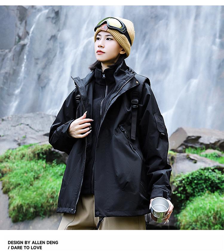 Custom Logo Waterproof Mountaineering Windbreaker - Autumn/Winter Corporate Workwear & Group Outerwear
