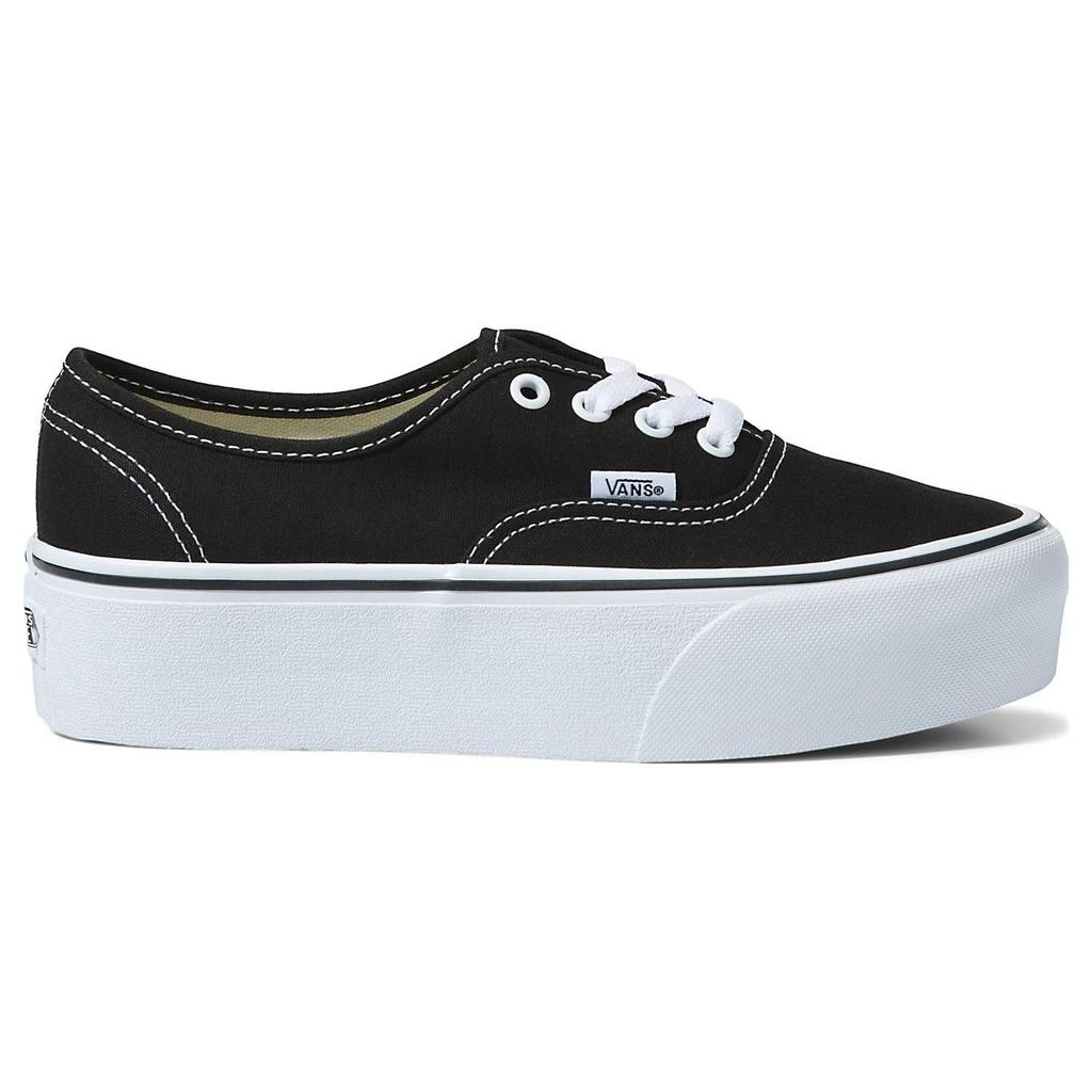 Vans Authentique Stackform Casual Semelle Épaisse Basse Top Chaussures de Skateboard Baskets Unisexe Noir Blanc VN0A5KXXBMX