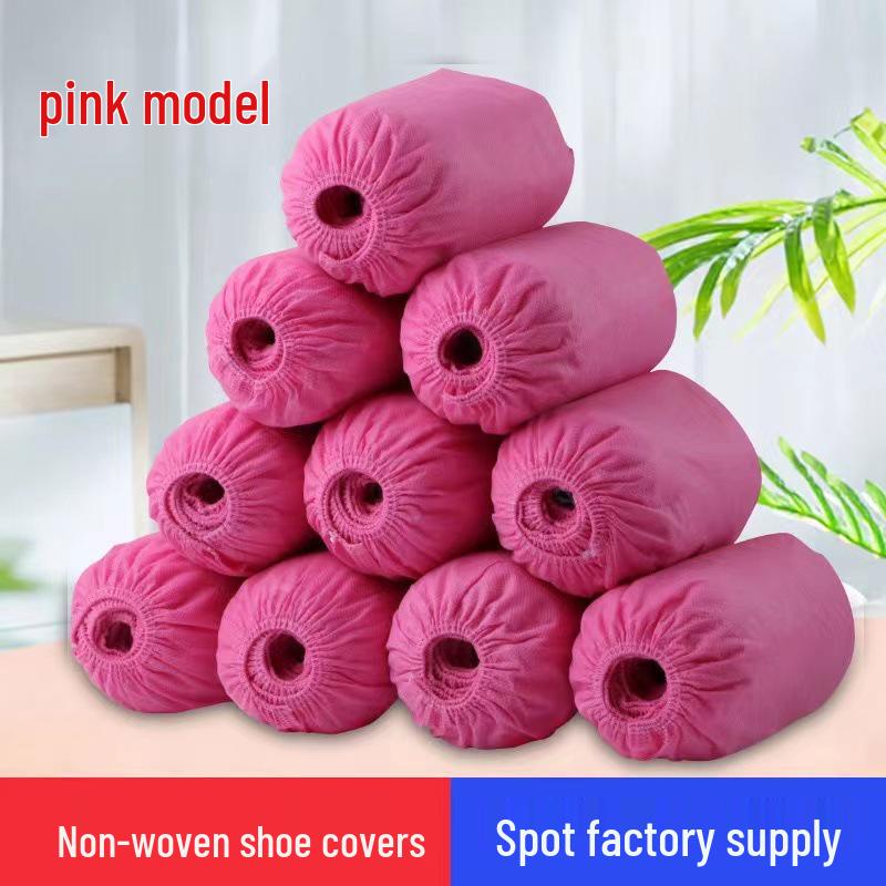Disposable Non-Woven Dustproof Non-Slip Breathable Shoe Covers for Indoor Use In Homes, Workshops, and Cleanrooms