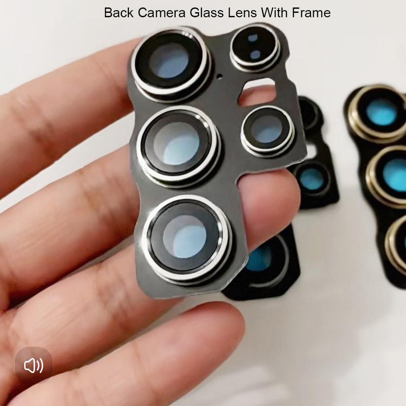 Rear Back Camera Lens With Frame For Samsung Galaxy S25 Ultra S24 Ultra S24+ S24U Camera Glass Replacement Repair Parts
