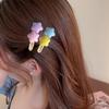 Cute Girls Super Sweet Star Hair Clips Hairpin Summer Forehead Bangs Clip Pentagram Head Barrettes Headdress Hair Accessories