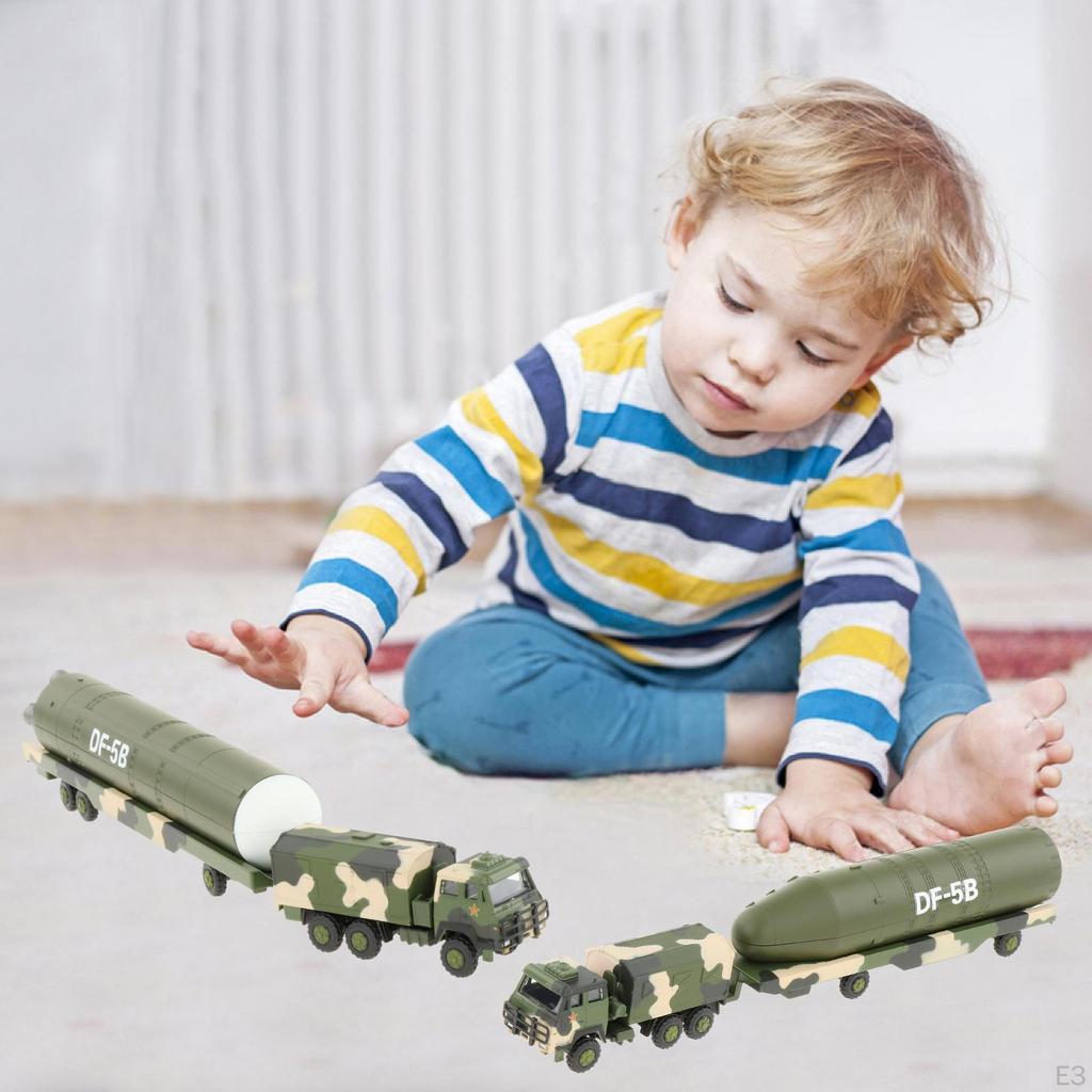 1:100 Scale Die-Cast Carrier DF-5B to Vehicles Playset for 8-12 Year Old Kids Birthday Gift Keepsake