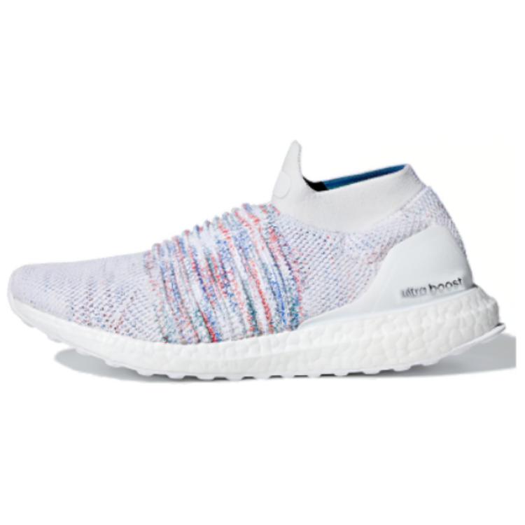 New Adidas Ultraboost Laceless 'White Multicolor' Women's B75857
