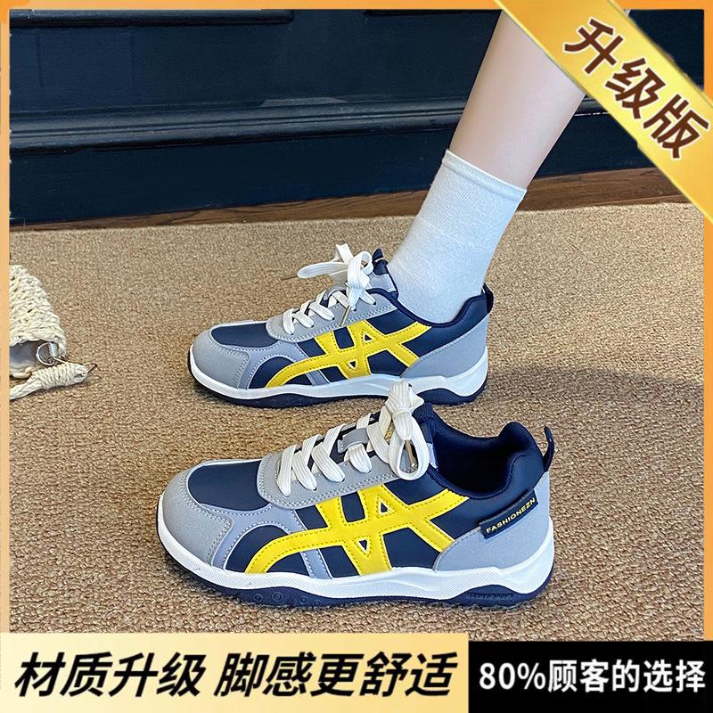 

Супермягкая спортивная обувь женская новая осенняя универсальная на толстой подошве высокоценная женская обувь показывает стопу, маленькие кеды на мягкой подошве 40