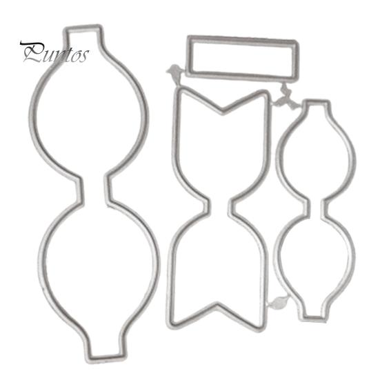 

Вырубной штамп DIY Бумажные поделки Износостойкий фотоальбом Декоративный шаблон для подарка серебряный