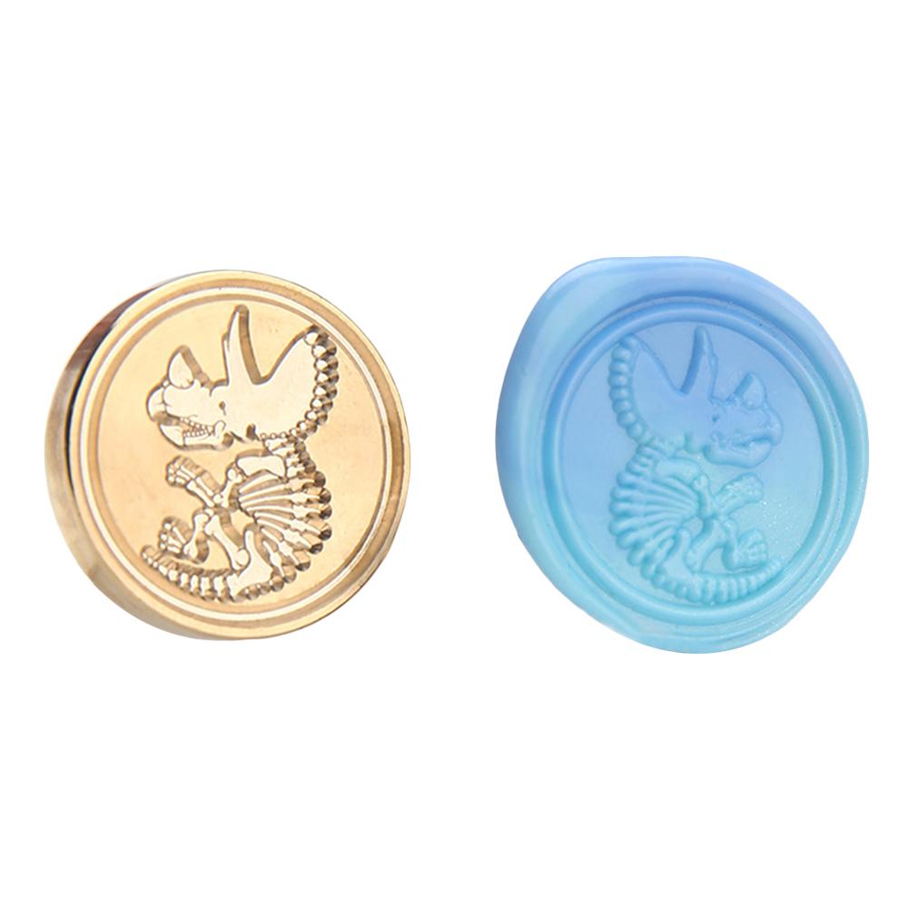 Серия Fossil Медная Голова Ручной Account DIY Огненная Печать Медная Голова для Пригласительного Конверта Запечатывание Воском Медная Голова для Свадебной Карточки